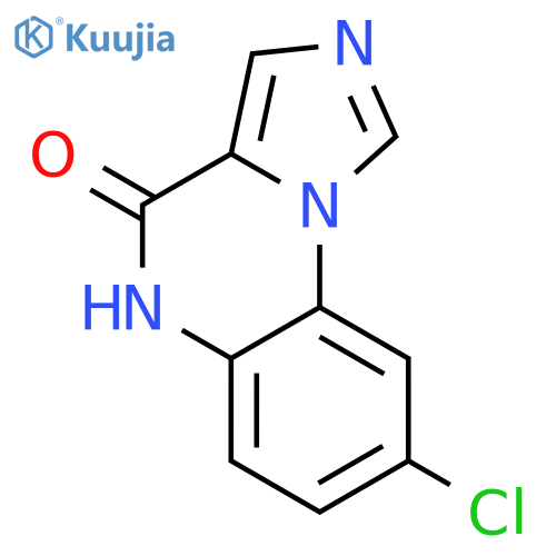 8-chloro-4H,5H-imidazo[1,5-a]quinoxalin-4-one structure