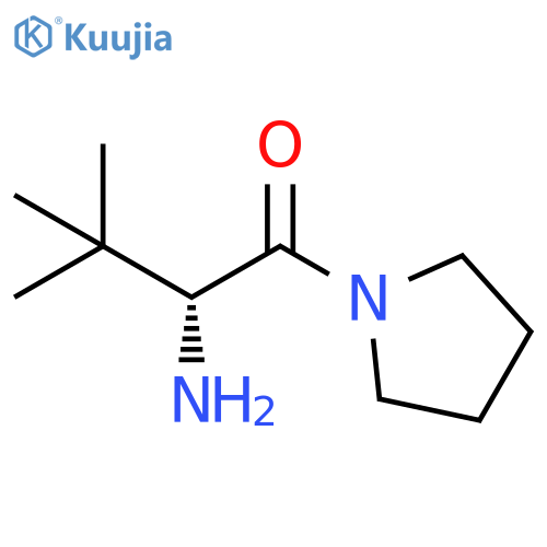 (R)-2-Amino-3-methyl-1-(pyrrolidin-1-yl)butan-1-one structure