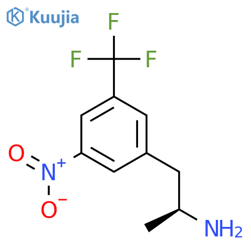 (2S)-1-3-nitro-5-(trifluoromethyl)phenylpropan-2-amine structure