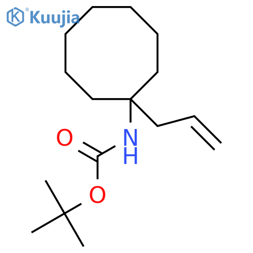 N-Boc-1-allyl-1-aminocyclooctane structure