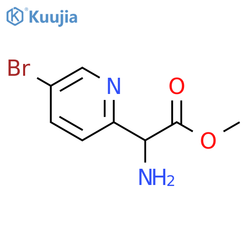 methyl 2-amino-2-(5-bromopyridin-2-yl)acetate structure