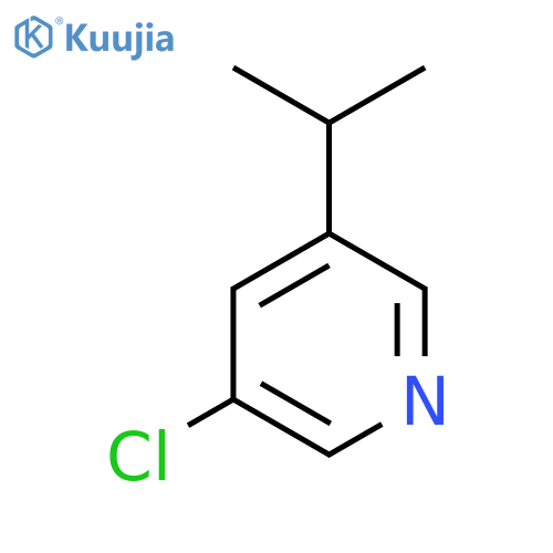 3-chloro-5-(propan-2-yl)pyridine structure