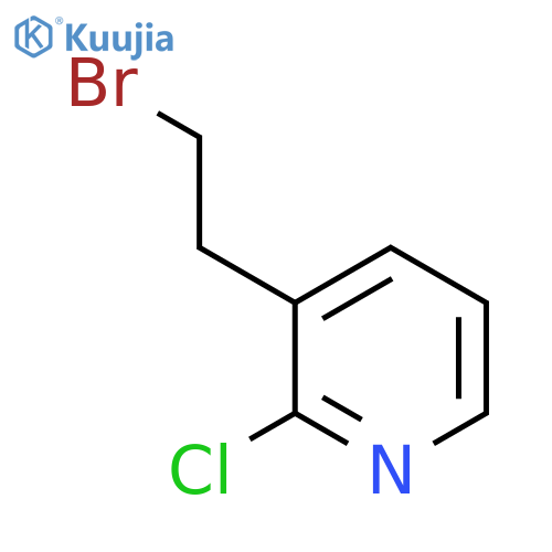 3-(2-bromoethyl)-2-chloropyridine structure