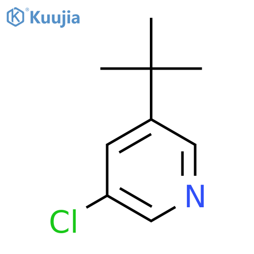 3-(Tert-Butyl)-5-chloropyridine structure