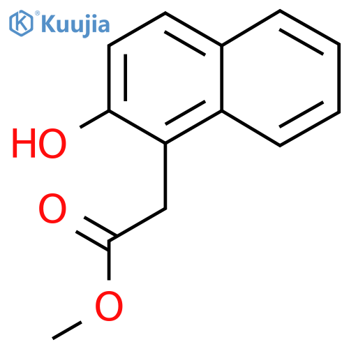 Methyl (2-hydroxy-1-naphthyl)acetate structure