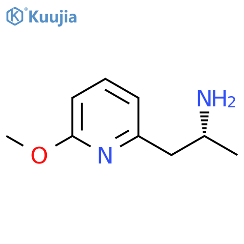(2R)-1-(6-methoxypyridin-2-yl)propan-2-amine structure