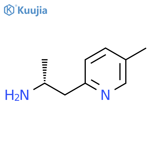 (2R)-1-(5-methylpyridin-2-yl)propan-2-amine structure