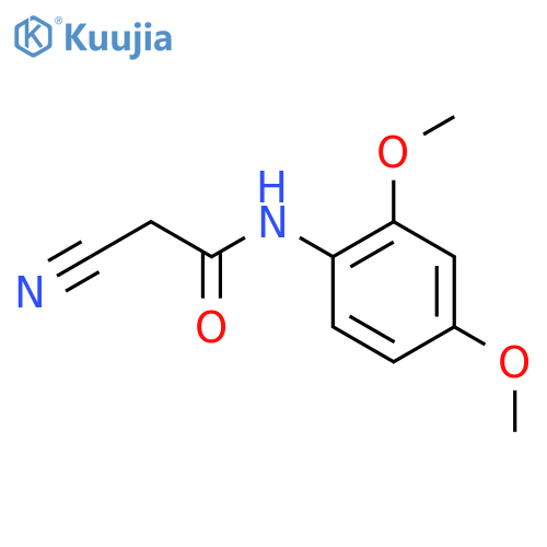 2-cyano-n-(2,4-dimethoxyphenyl)acetamide structure