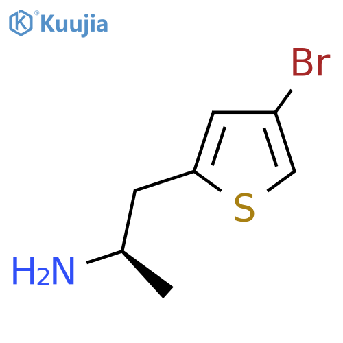 (2R)-1-(4-bromothiophen-2-yl)propan-2-amine structure
