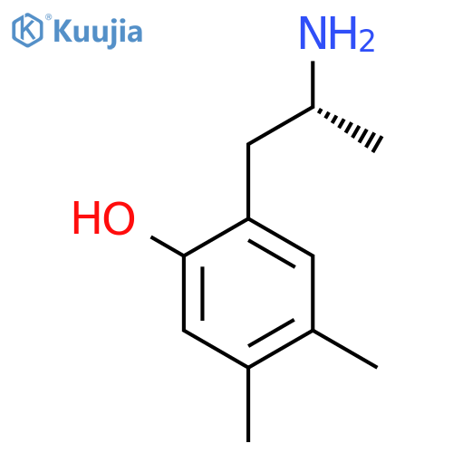2-(2R)-2-aminopropyl-4,5-dimethylphenol structure