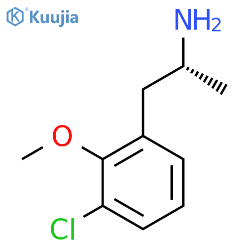 (2R)-1-(3-chloro-2-methoxyphenyl)propan-2-amine structure