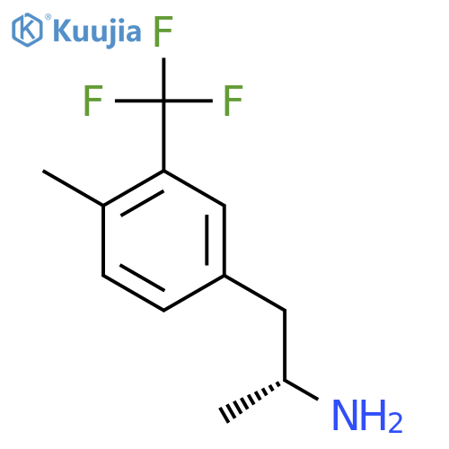 (2R)-1-4-methyl-3-(trifluoromethyl)phenylpropan-2-amine structure