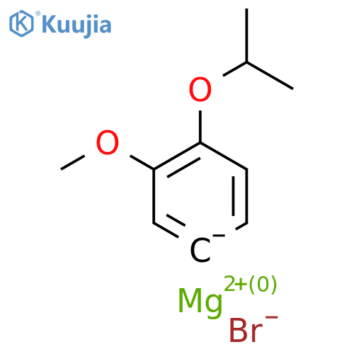 Magnesium;1-methoxy-2-propan-2-yloxybenzene-5-ide;bromide structure