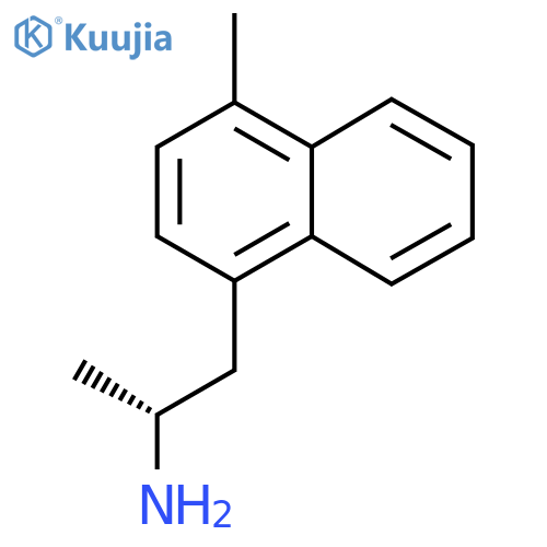 (2R)-1-(4-methylnaphthalen-1-yl)propan-2-amine structure