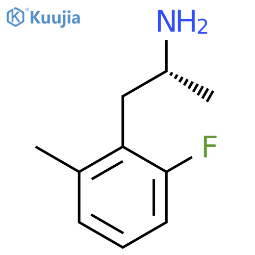 (2R)-1-(2-fluoro-6-methylphenyl)propan-2-amine structure