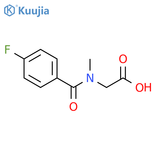 2-1-(4-fluorophenyl)-N-methylformamidoacetic acid structure