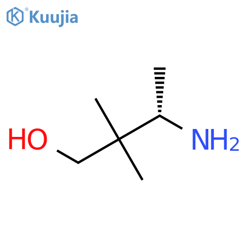 (3S)-3-amino-2,2-dimethylbutan-1-ol structure