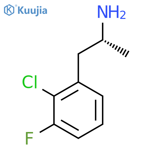 (2R)-1-(2-chloro-3-fluorophenyl)propan-2-amine structure