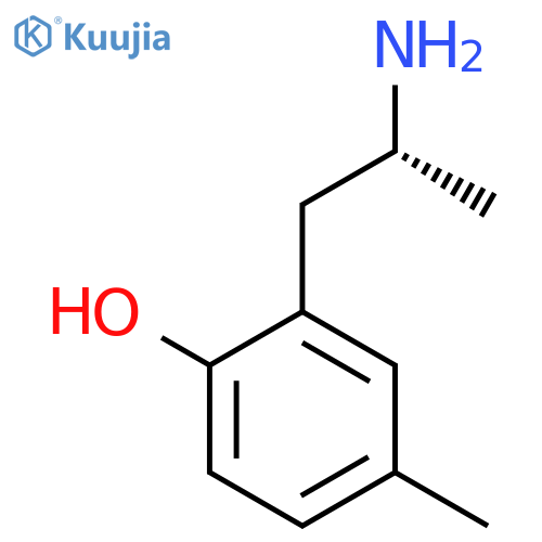 2-(2R)-2-aminopropyl-4-methylphenol structure