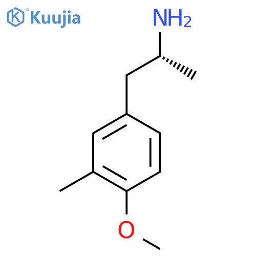 (2R)-1-(4-methoxy-3-methylphenyl)propan-2-amine structure