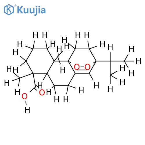 9alpha,13alpha-epidioxyabiet-8(14)-en-18-oic acid structure