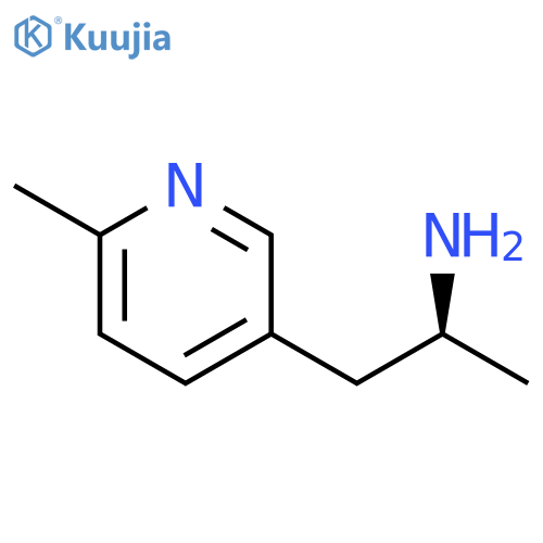 (2S)-1-(6-methylpyridin-3-yl)propan-2-amine structure