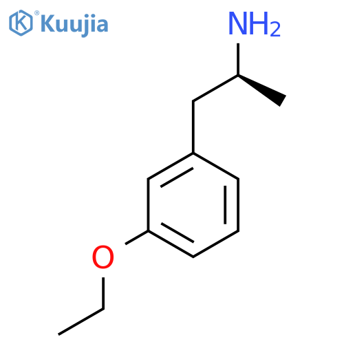 (2S)-1-(3-ethoxyphenyl)propan-2-amine structure