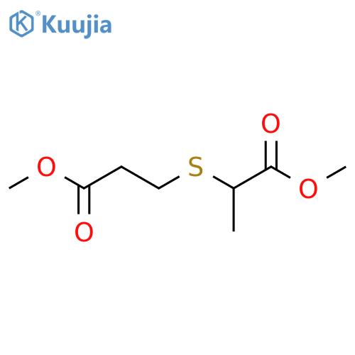 METHYL 3-((1-METHOXY-1-OXOPROPAN-2-YL)THIO)PROPANOATE structure