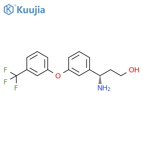 Benzenepropanol, γ-amino-3-[3-(trifluoromethyl)phenoxy]-, (γS)- structure