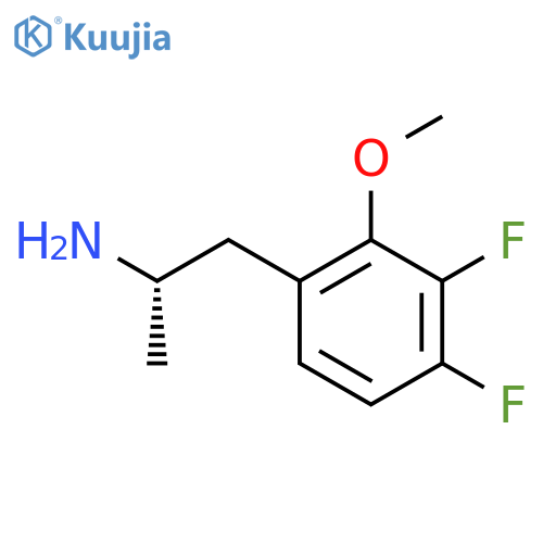 (2S)-1-(3,4-difluoro-2-methoxyphenyl)propan-2-amine structure