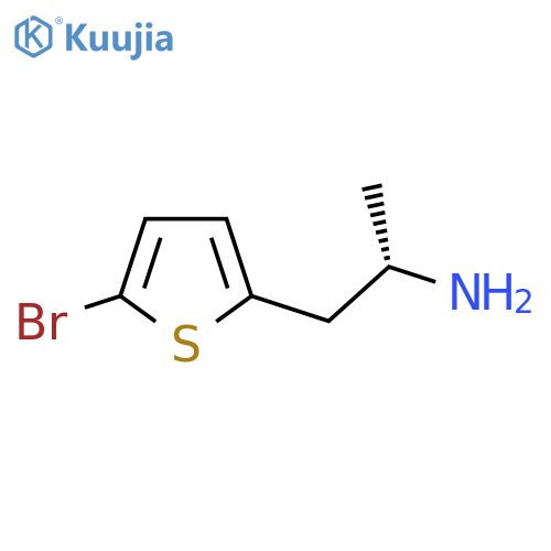 (2S)-1-(5-bromothiophen-2-yl)propan-2-amine structure