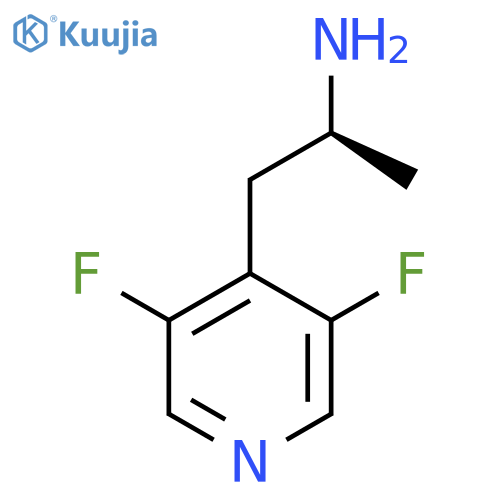 (2S)-1-(3,5-difluoropyridin-4-yl)propan-2-amine structure