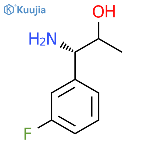 (1S)-1-amino-1-(3-fluorophenyl)propan-2-ol structure
