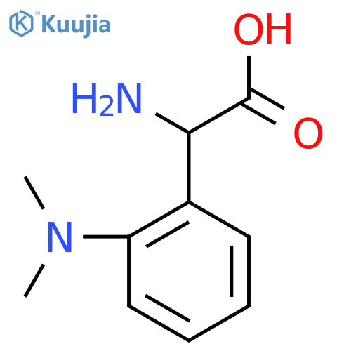 2-amino-2-2-(dimethylamino)phenylacetic acid structure