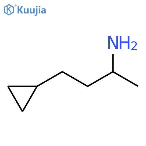 4-cyclopropylbutan-2-amine structure