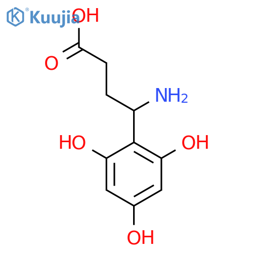 4-amino-4-(2,4,6-trihydroxyphenyl)butanoic acid structure