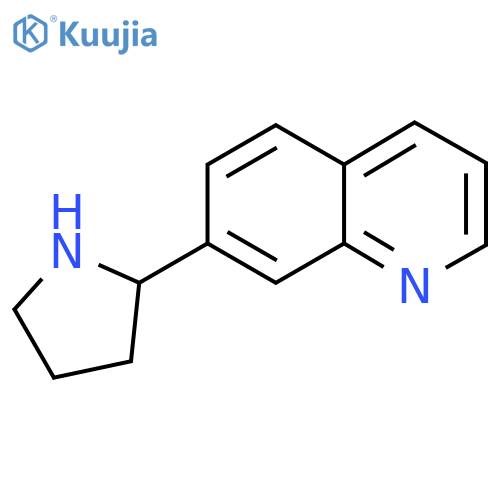 7-(PYRROLIDIN-2-YL)QUINOLINE structure