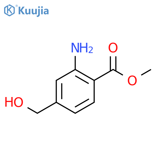 Methyl 2-amino-4-(hydroxymethyl)benzoate structure