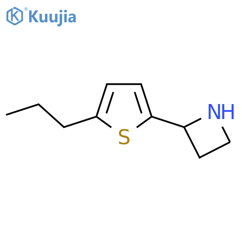 2-(5-propylthiophen-2-yl)azetidine structure