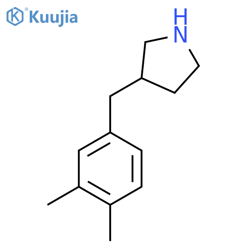 3-(3,4-dimethylphenyl)methylpyrrolidine structure