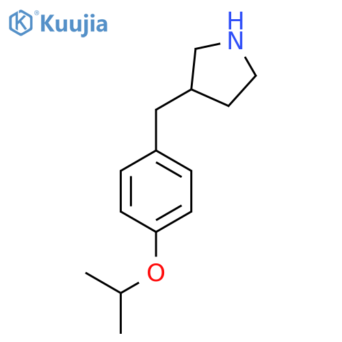 3-{4-(propan-2-yloxy)phenylmethyl}pyrrolidine structure
