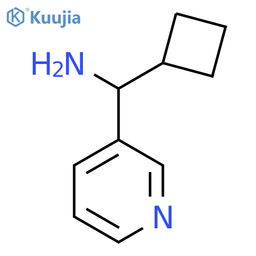 1-cyclobutyl-1-(pyridin-3-yl)methanamine structure