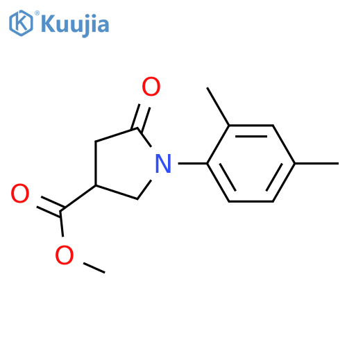 Methyl 1-(2,4-Dimethylphenyl)-5-oxopyrrolidine-3-carboxylate structure