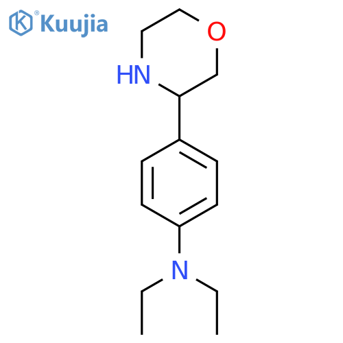 N,N-diethyl-4-(morpholin-3-yl)aniline structure