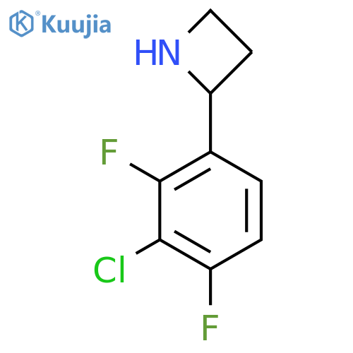 2-(3-chloro-2,4-difluorophenyl)azetidine structure