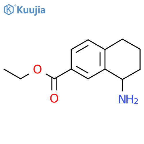ethyl 8-amino-5,6,7,8-tetrahydronaphthalene-2-carboxylate structure