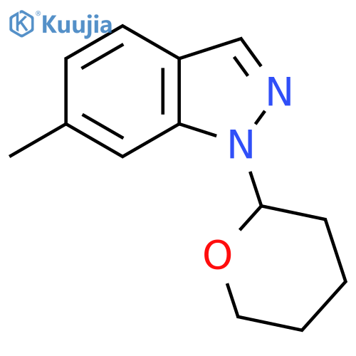 1-(Tetrahydro-2H-pyran-2-yl)-6-methyl-1H-indazole structure