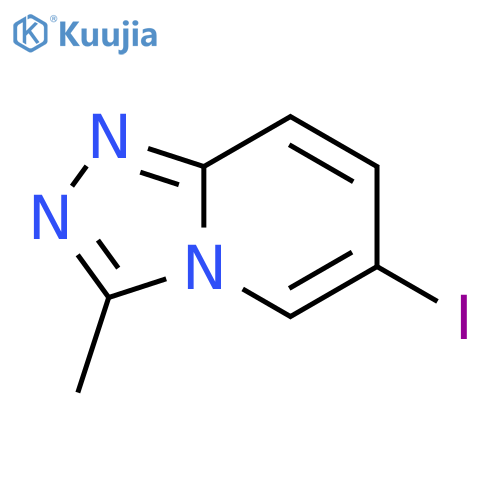 6-Iodo-3-methyl-[1,2,4]triazolo[4,3-a]pyridine structure