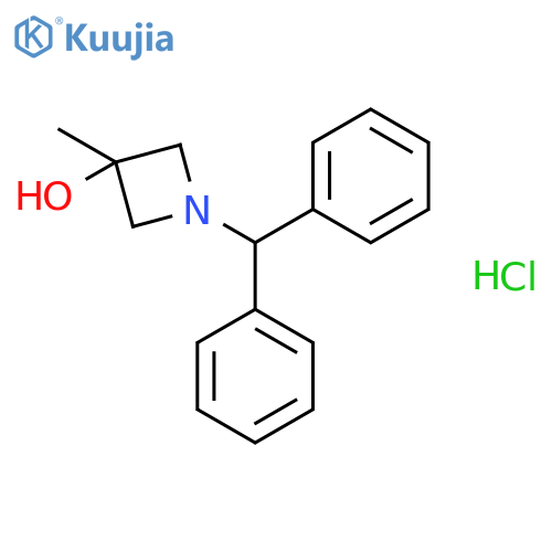 1-(diphenylmethyl)-3-methylazetidin-3-ol hydrochloride structure
