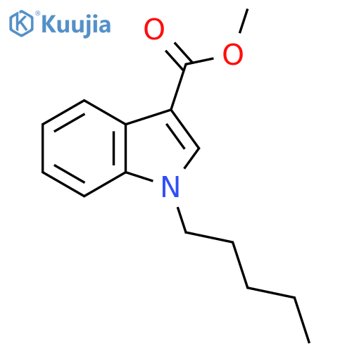 Methyl 1-pentyl-1H-indole-3-carboxylate structure